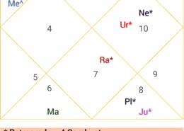 same lagan and 7th lord in both divisional chart (mars/venus) and both are exalted in navamsa chart .. what does it mean?