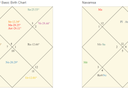 debilitated mars in lagna which is 10th lord